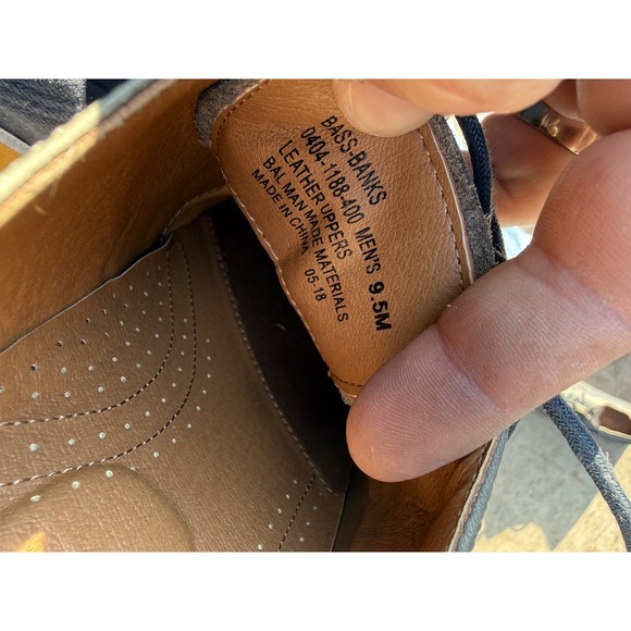 G.H. Bass Rannis 9.5M Brown Cap Toe Leather Oxford Dress Shoes - Picture 4 of 7